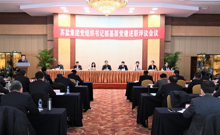 蘇鹽集團召開2020年度黨組織書記抓基層黨建述職評議會議 蘇鹽集團召開2020年度黨組織書記抓基層黨建述職評議會議