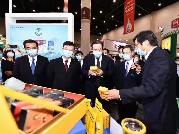 蘇鹽集團淮鹽產品精彩亮相2021第四屆中國(淮安)國際食品博覽會 蘇鹽集團淮鹽產品精彩亮相2021第四屆中國(淮安)國際食品博覽會