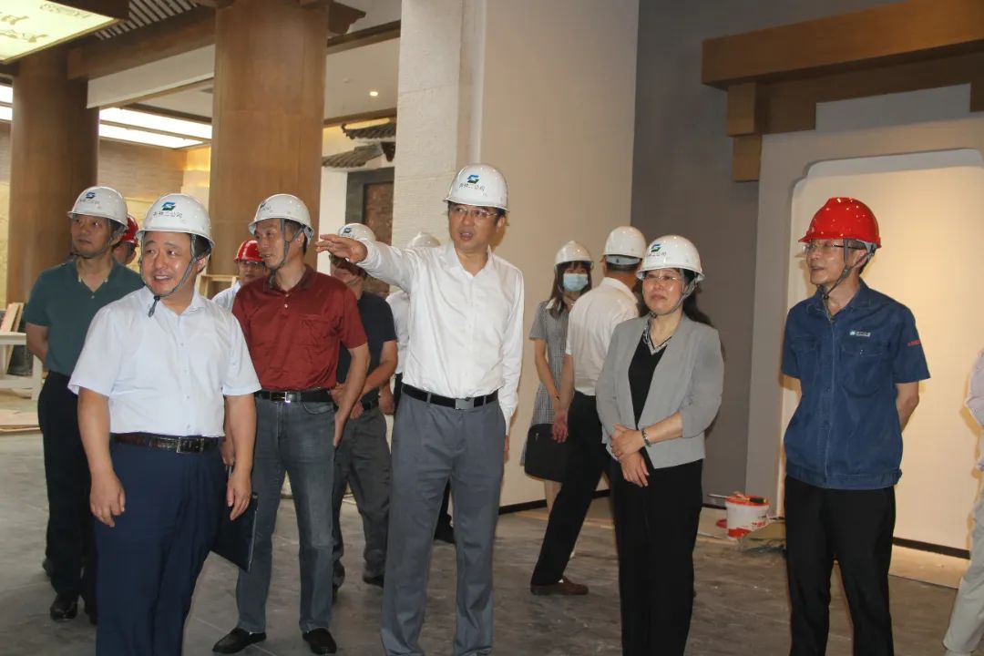 省工信廳副廳長黃萍一行蒞臨蘇鹽集團調研指導工作