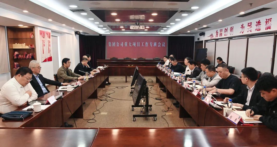 蘇鹽集團召開重大項目工作專班會議